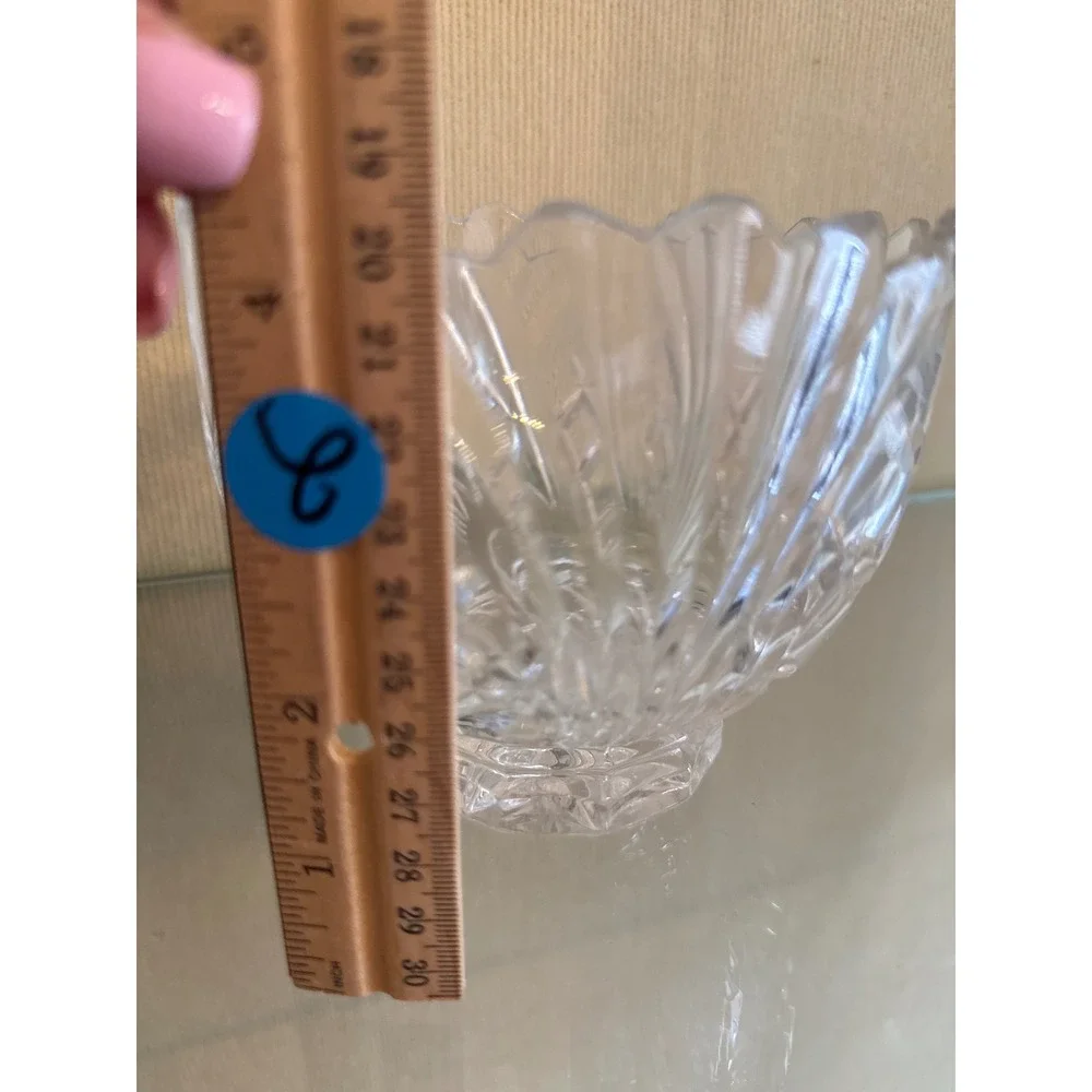 Fifth Avenue Lead Crystal Pineapple Cute Catch All‎ Bowl Vintage 4